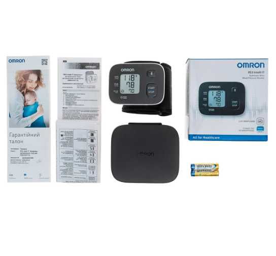 Тонометр Omron RS3 Intelli IT на зап'ястку новий, bluetooth (додаток OMRON CONNECT)