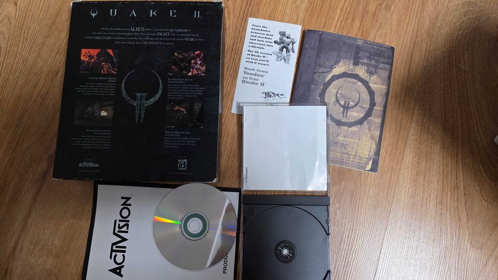 PC Quake 2 premierowe wydanie big box