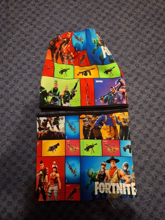 Komplet czapka+komin Fortnite