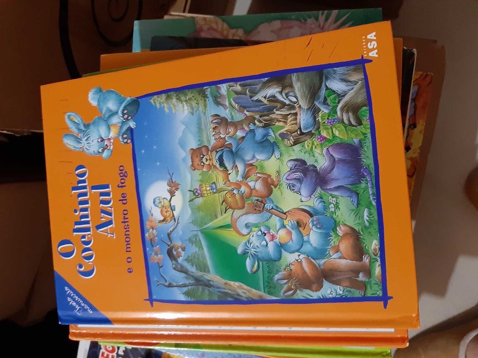 Vários livros infantis em bom estado e bom preço.