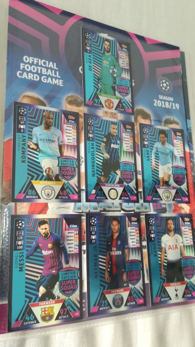 Karty SUPER SQUAD Topps Match Attax - Champions League 2018/19