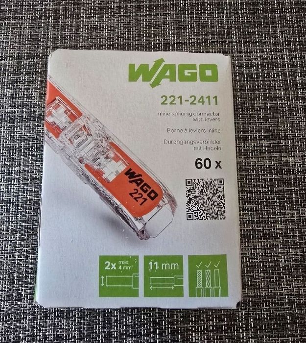 Szybkozłączki WAGO 221-2411 60szt.