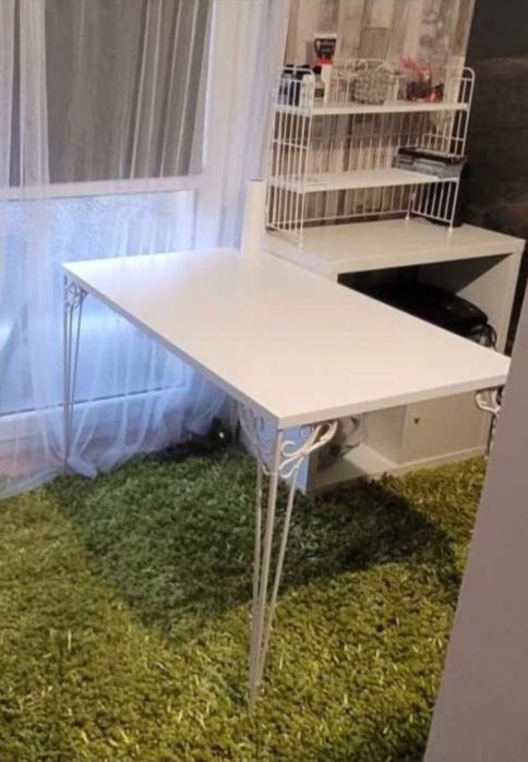 Biurko ikea białe