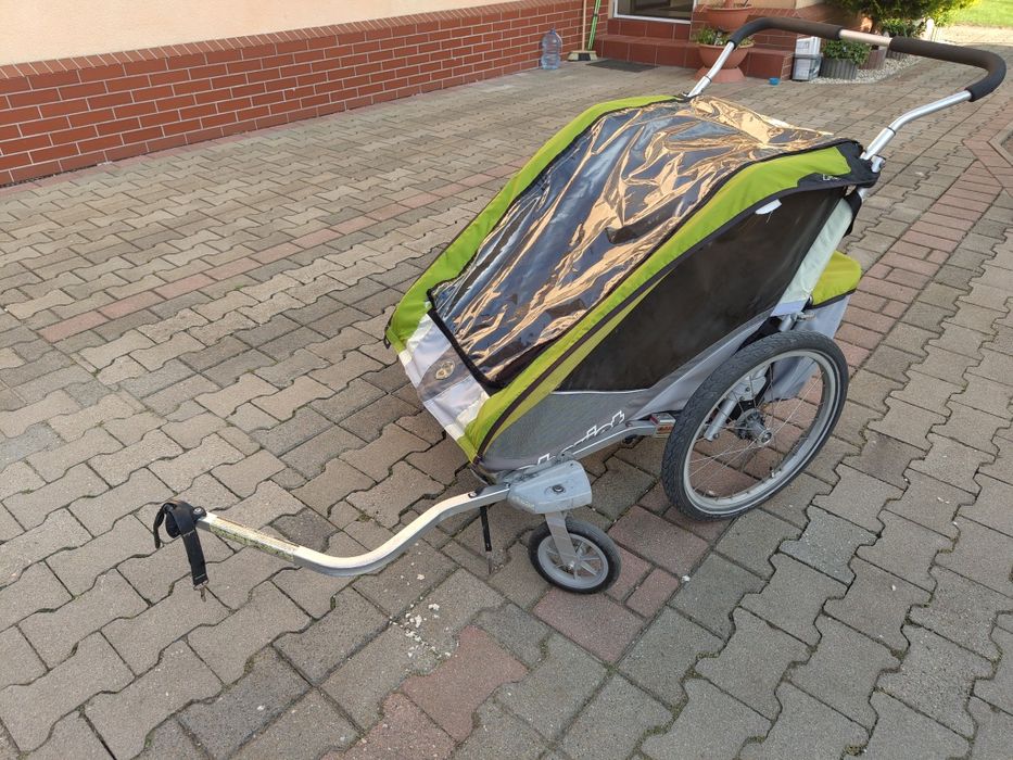 Przyczepka rowerowa biegowa  chariot cougar thule 2