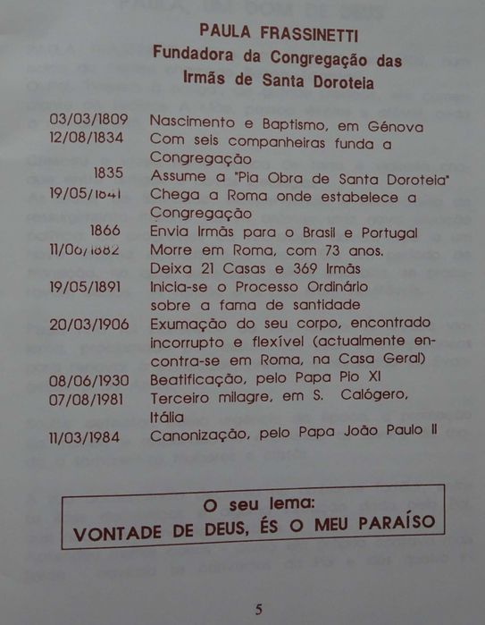 Paula Frassinetti - Um Dom de Deus