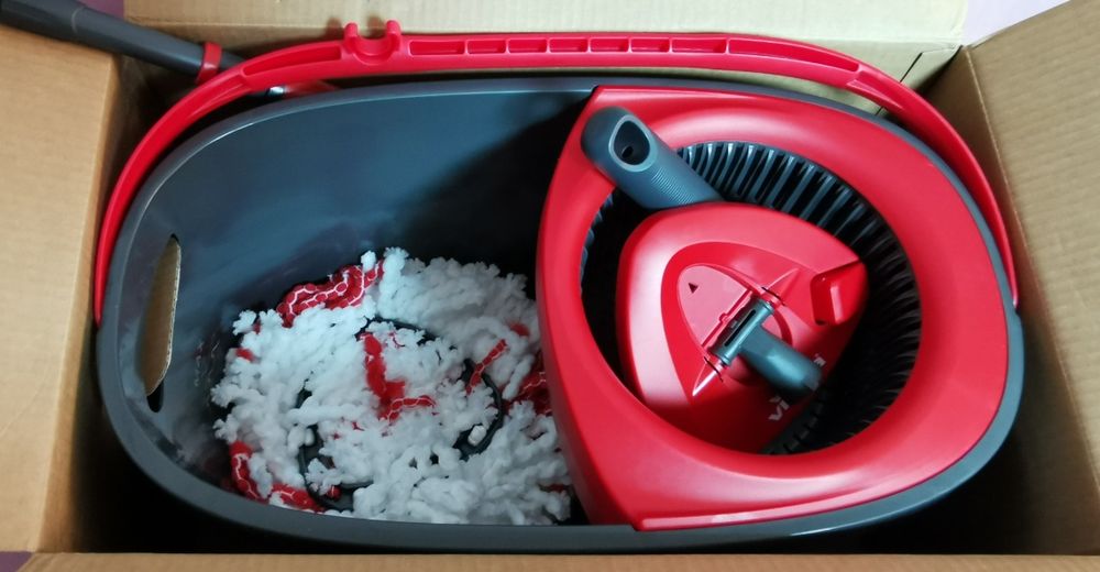 Balde e esfregona Vileda Turbo - NOVO!