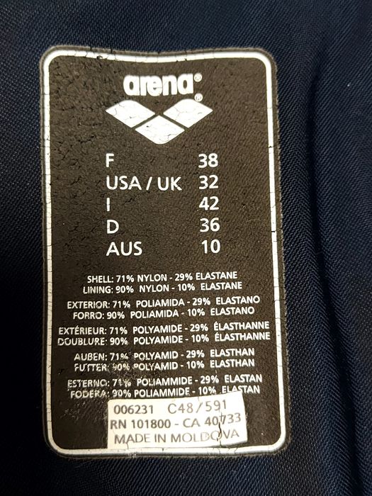 Strój Startowy Arena Powerskin St Fbslo Royal roz.36 (S) wyścigowy