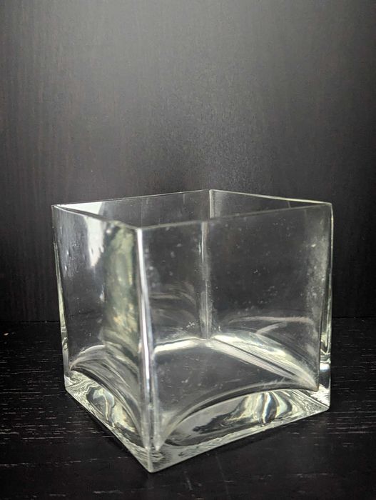Cubo Vidro aberto