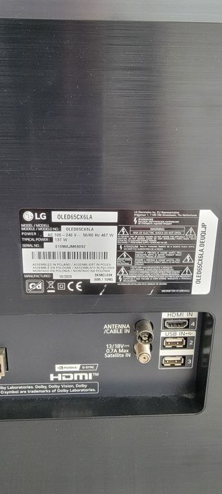 Fonte alimentação  TV LG série OLED65CX...BX,C1, B1, B2 e CS