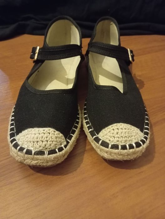 Espadryle czarne DeeZee rozmiar 39