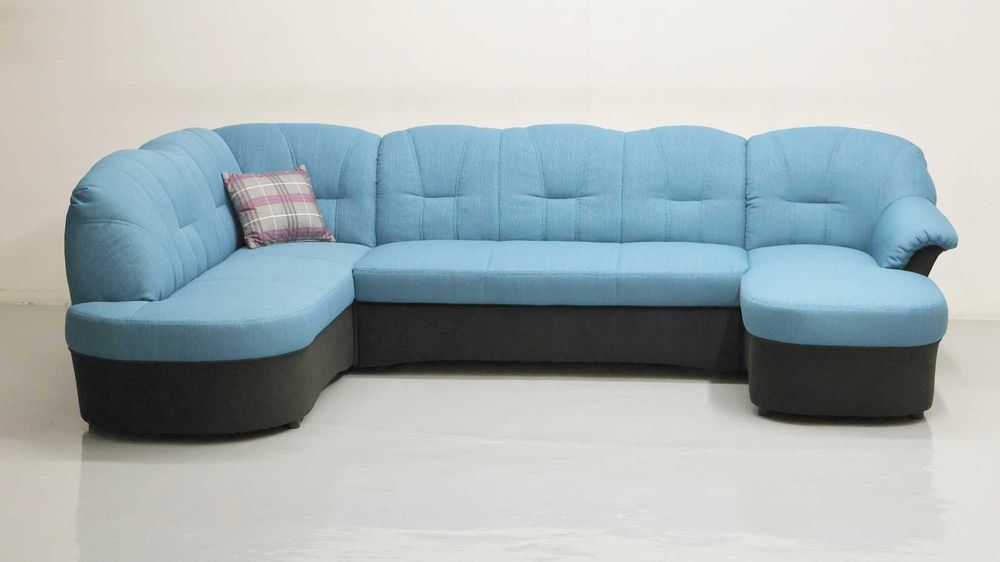 SYP Nowy NIEMIECKI narożnik U funkcja spania, rogówka, kanapa sofa