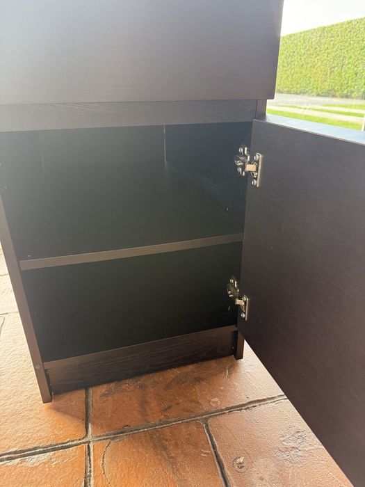 Secretária MALM IKEA Preta Ótimo Estado