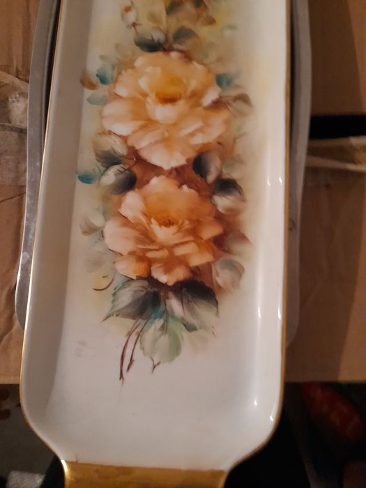 Louça decorativa pintada à mão