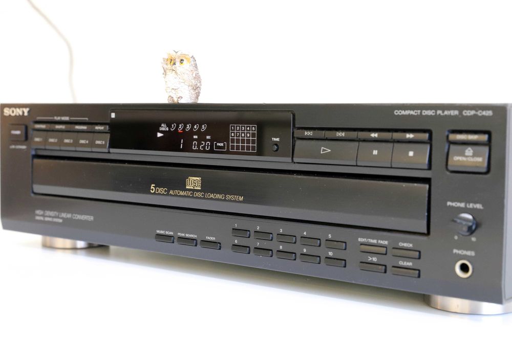 Sony CDP-C425 Compact Disc Player 5Disc