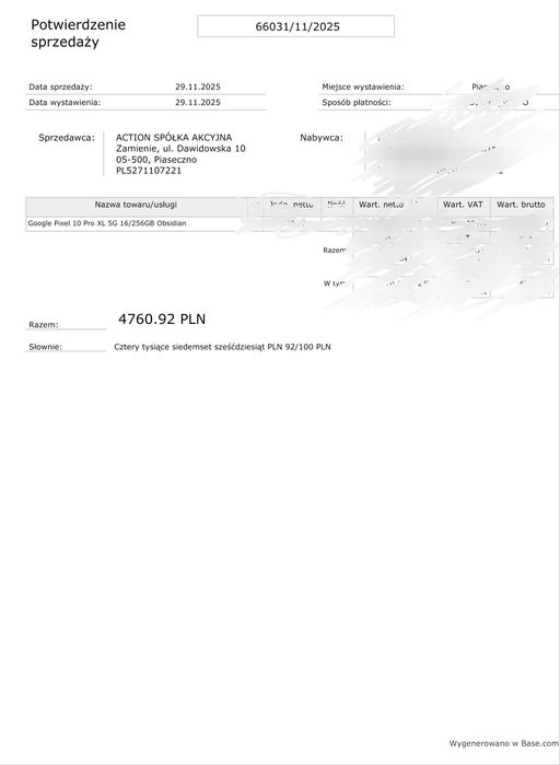 Google pixel 10 pro XL 16/256 6.8