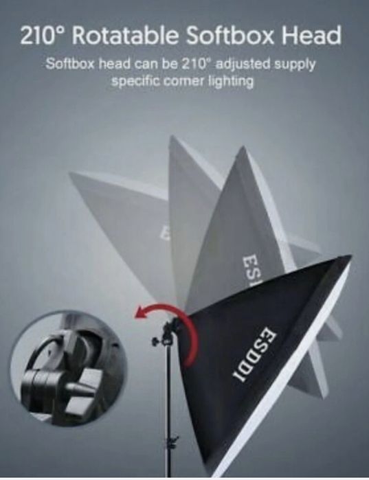 ESDDI S070 KIT Estudio softbox 2 un. Novo na caixa.. oferta tela verde