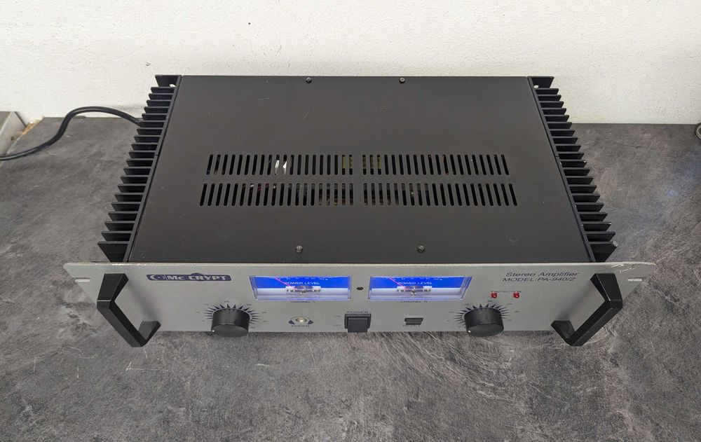 Рековий кінцевий підсилювач Mc Crypt PA-940/2.
