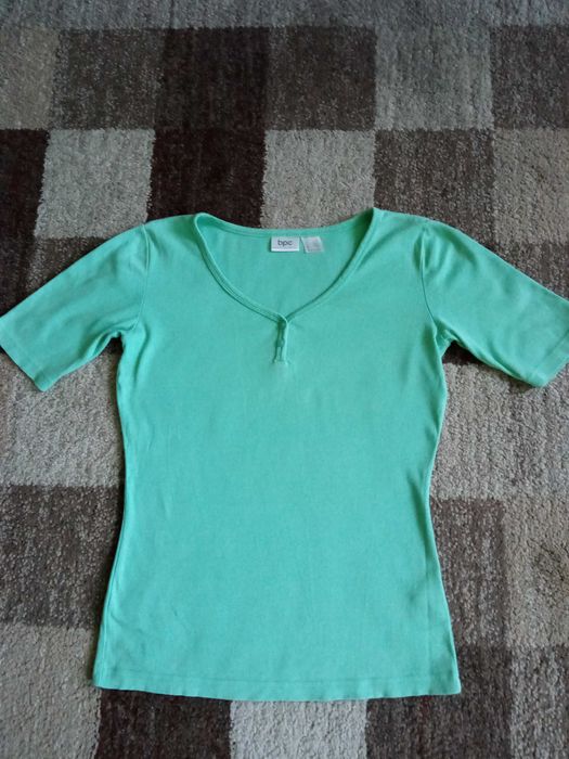 T shirt miętowy krótki rękaw