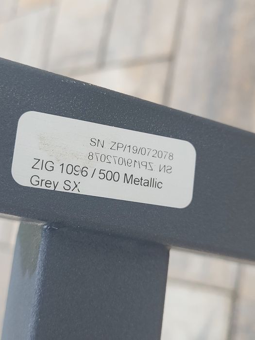 Grzejnik łazienkowy 1096/500 metallic grey ZIG TERMA