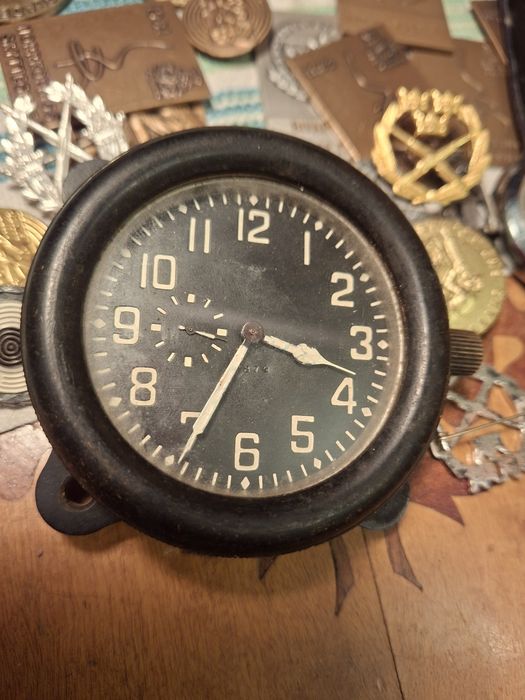 Zegar Lotniczy ZCzZ 2953 rok Czolgowy USSR sprawny