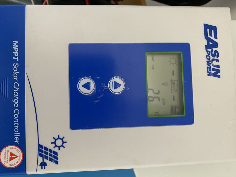 Controlador solar 12/24v 20A mppt easun
