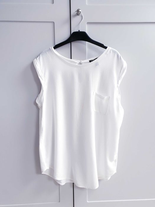 Biała koszulka t-shirt bluzka Mango Suit 38