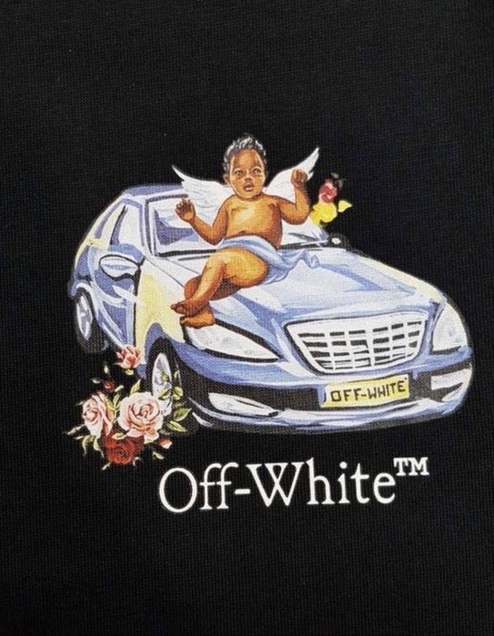 Футболка Off-White чорна | Розмір M | Нова | Premium якість