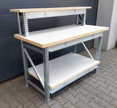 Stół warsztatowy 150x70cm ocynkowany, dostawa GRATIS w całej Polsce