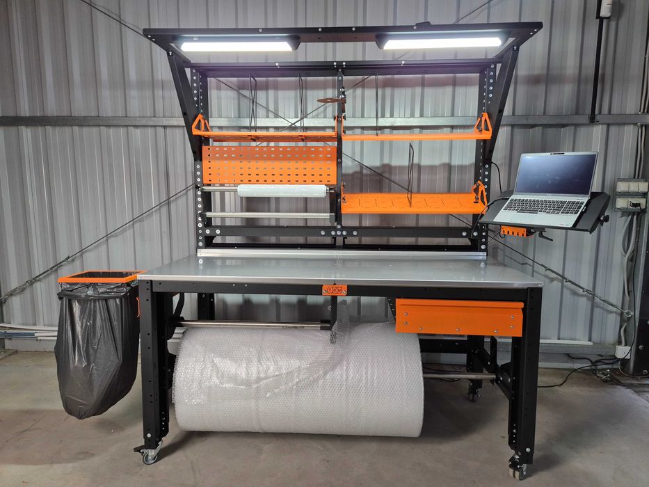 Stół roboczy TB Work Line | do pakowania, serwisu i montażu | Producent | Łódź