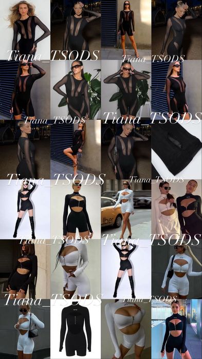 Черный комбинезон для танцев хилс с длинными рукавами сеткой на змейке