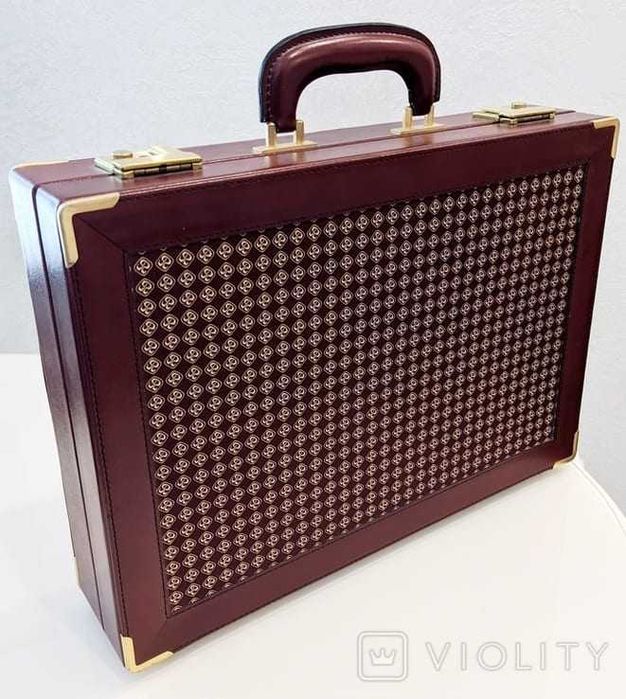 Рідкісний вінтажний  шкіряний портфель "Rochas", 70- 80-ті.