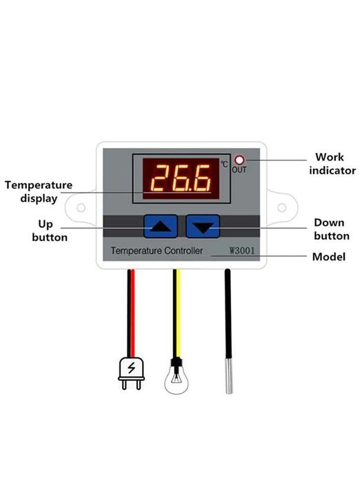Digital Thermostat / Temperature Controller with Probe425180802466467843