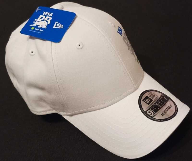 Oryginalna czapka z daszkiem F1 Visa Cash App RB New Era biała