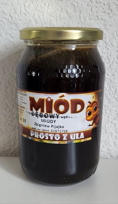 Miod Dębowy 1,2 kg