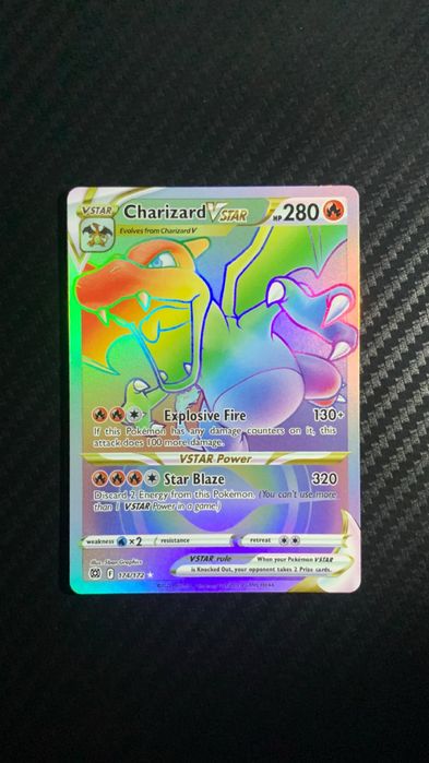 Charizard VSTAR – 174/172 – Rainbow Rare (Secret Rare)