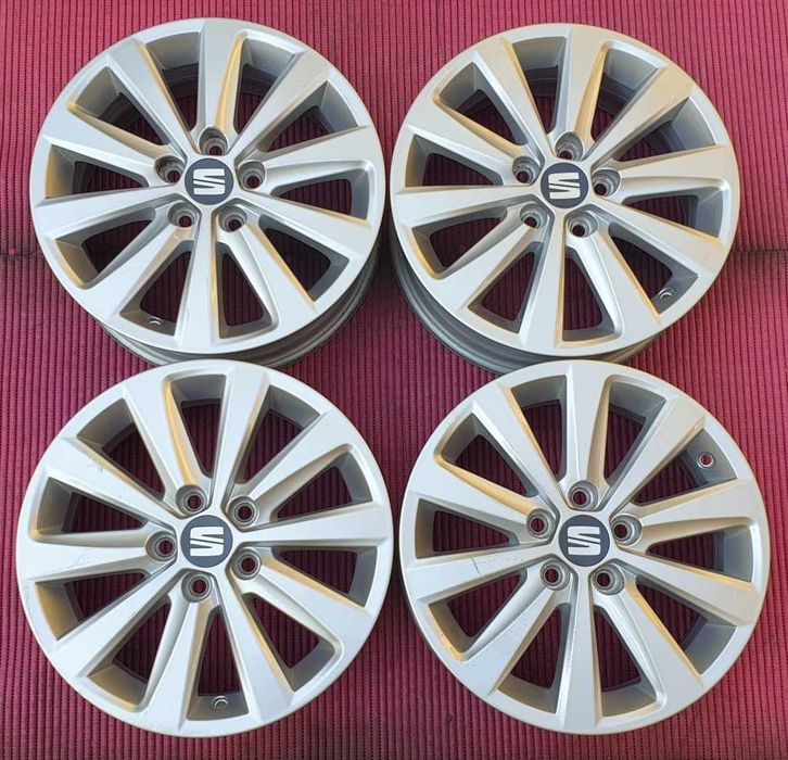 4028-Jantes 15 5x100 Originais Seat Ibiza, tbm para VW Polo, etc