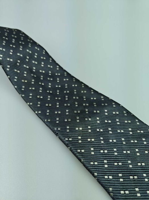 Andrew's Ties szary jedwabny krawat paz18