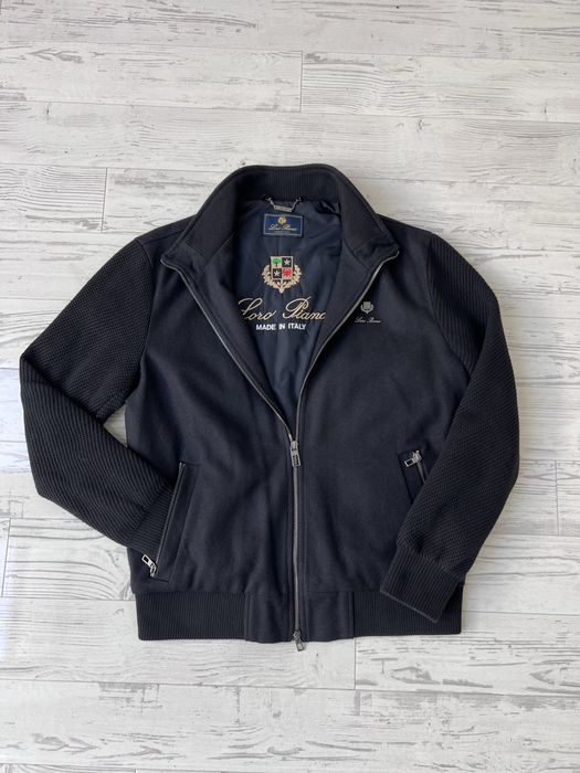 Czarna kurtka męska bomber elegancka wełna XL stan bardzo dobry