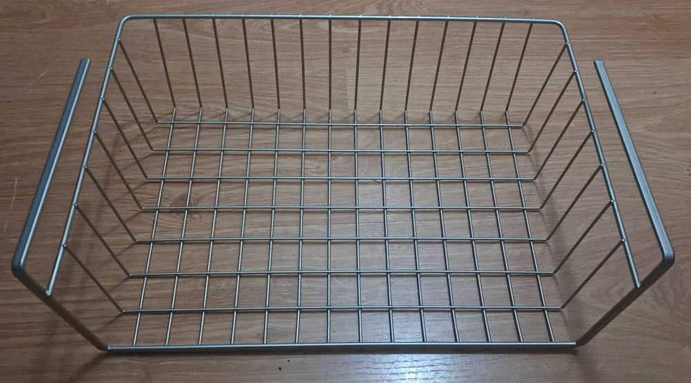 Cesto para móvel inferior aço cinza