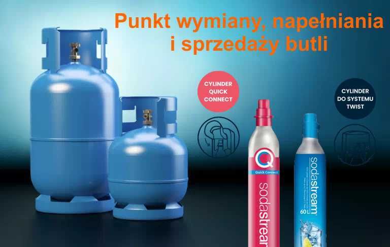 Napełnienie butla CO2 1,5kg, 2l dla akwarystów