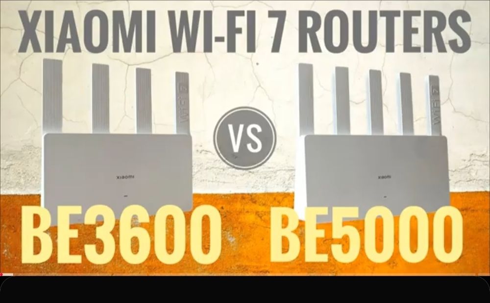 Роултера  Xiaomi BE  3600.Xiaomi BE 5000 wi-fi7 версiя CN