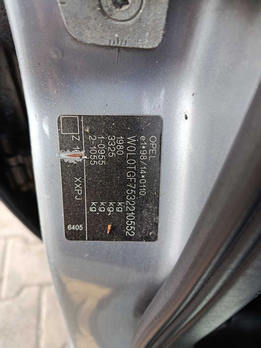 Opel Zafira A 1.8b Z18XE 2003r NA CZĘŚCI