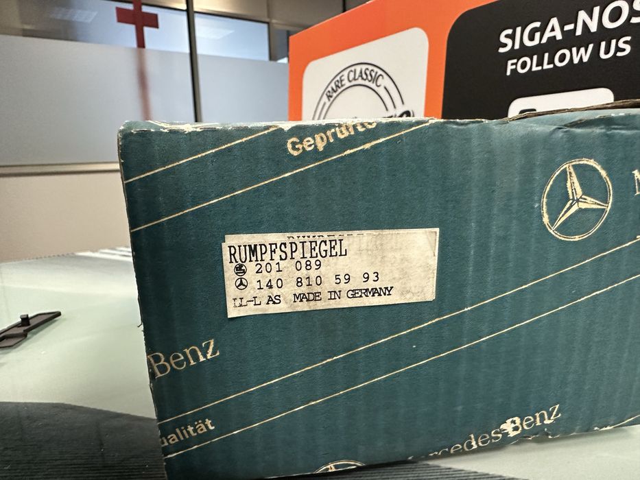 Espelho condutor Mercedes W140 NOVO