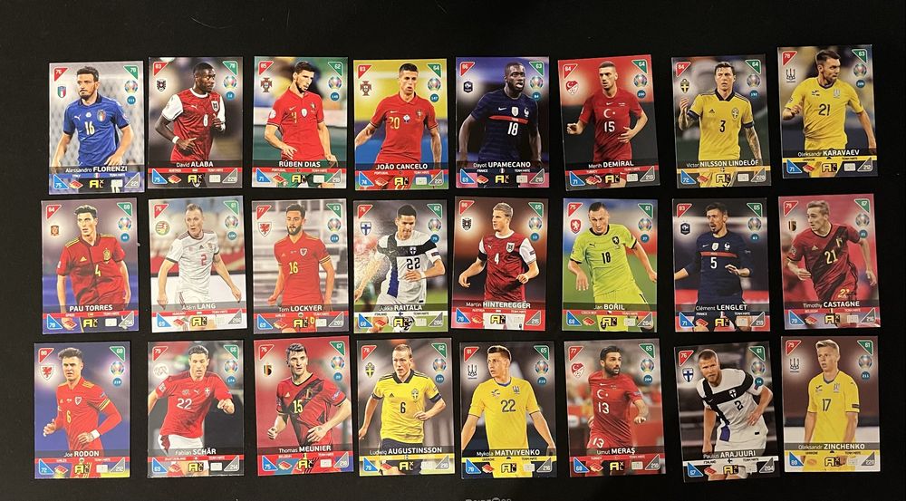 Karty pilkarskie panini euro 2020