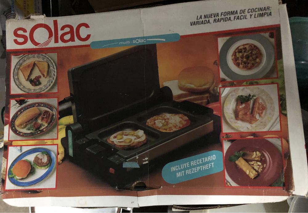 Grelhador Solac novo