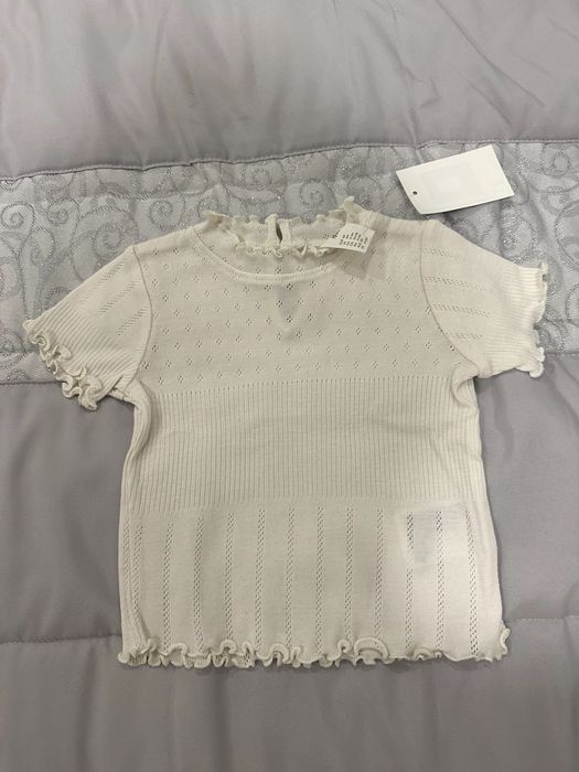 Camisola / T-shirt Branca Bebé H&M NOVA