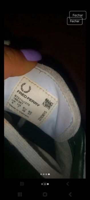 Sapatilhas fred perry 39