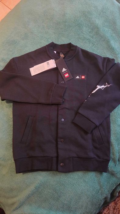 Adidas Lego Vidiyo World Tour kurtka bomber baseballowa nowa rozmiar 140 unikat 100%