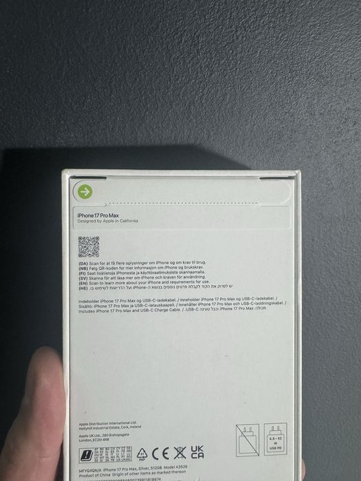 iPhone 17 Pro Pro Max Silver New с сим картой