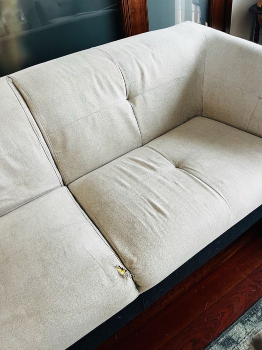 2 Sofás Sala azul e cinza